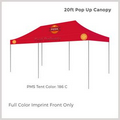 20ft Full Color Pop Up Canopy(Front Panel Only)